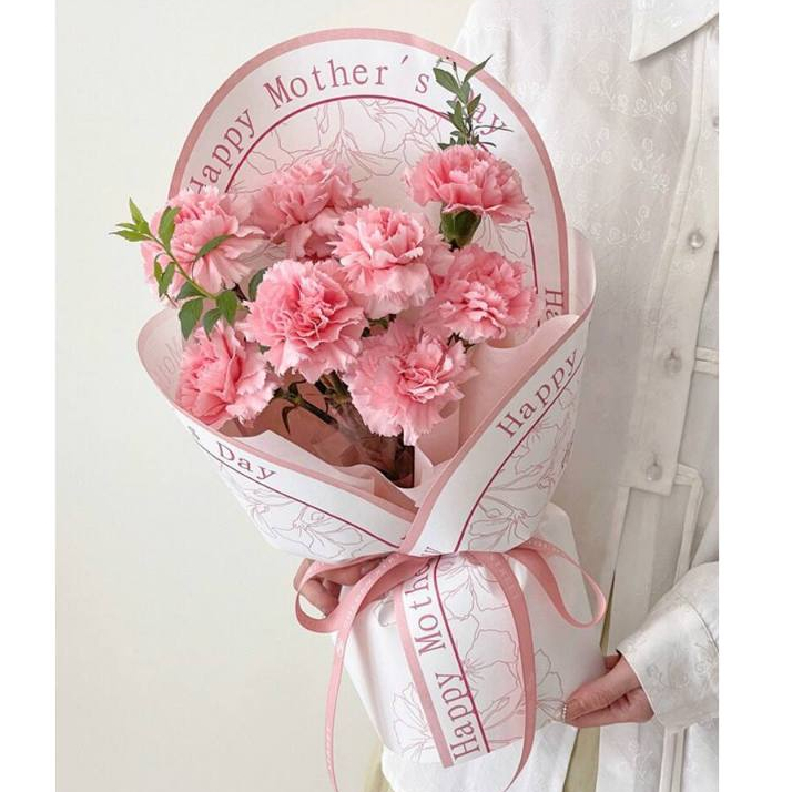 

10pcs Cellophane Bucket Mother Day/ Kertas Buket Tema Mother's day / Wrapping Bucket