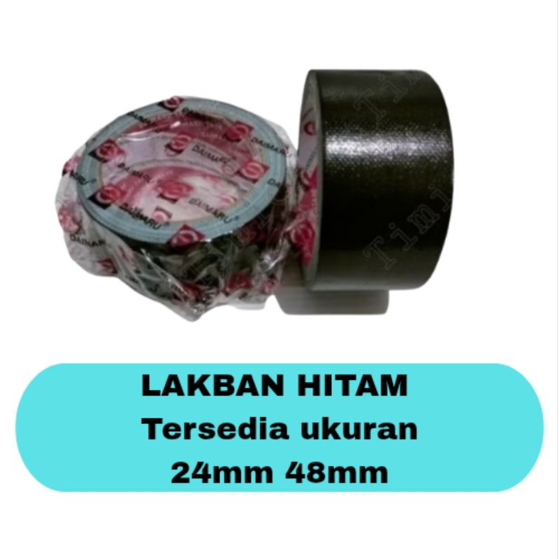 

Lakban Kain/CLOTH TALE DAIMARU HITAM 24MM/48MM (Panjang 12 Meter)