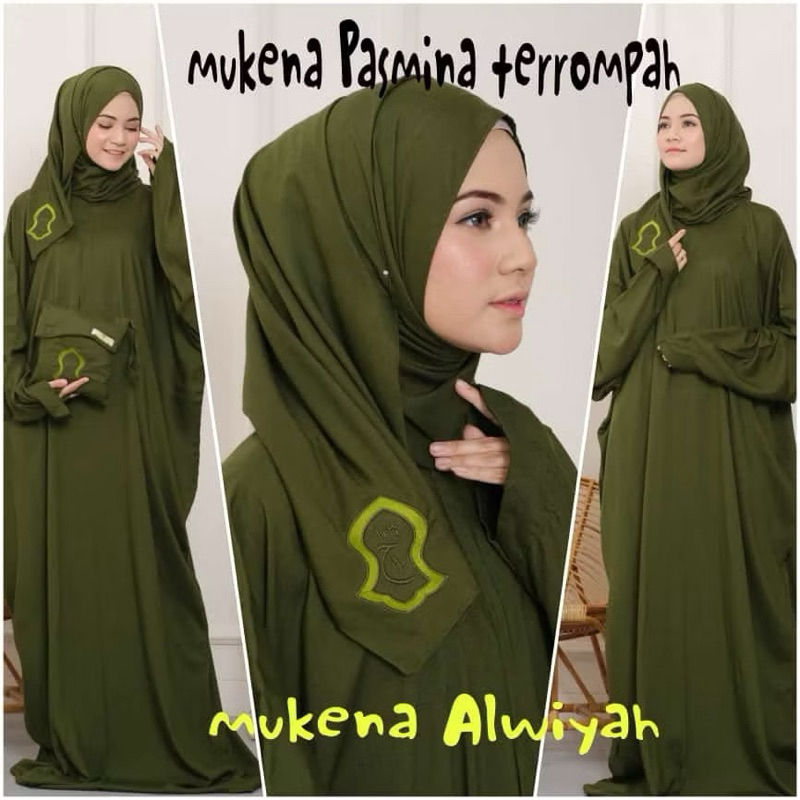 Mukena pashmina Terompah mukena rayon terompah premium