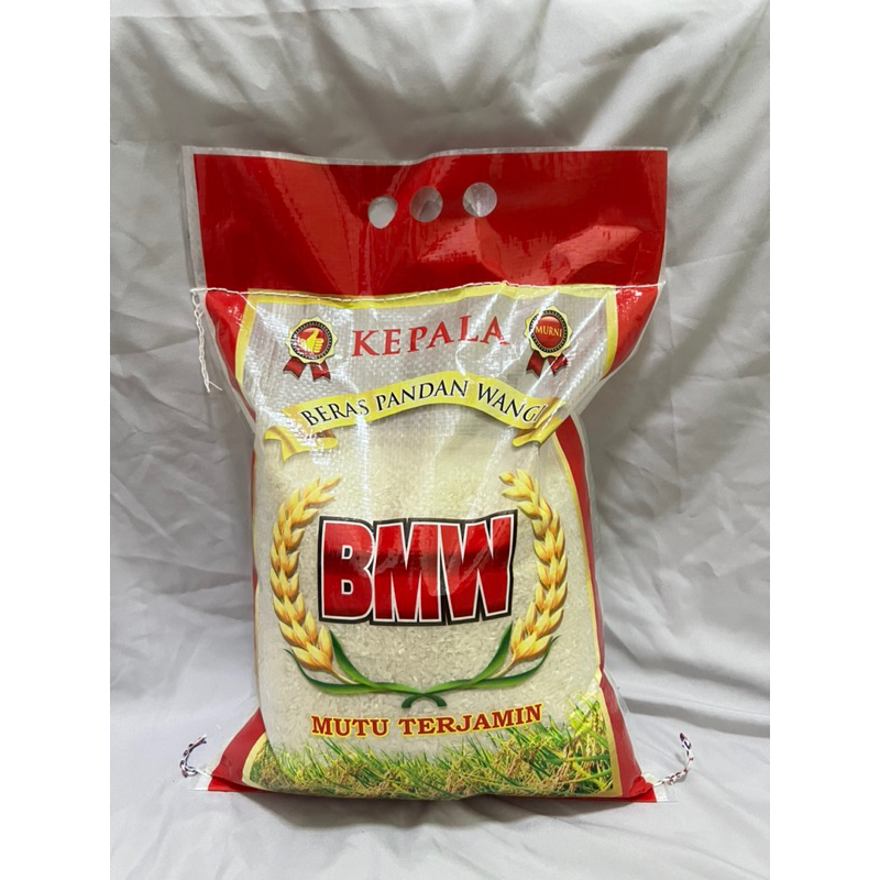 

BERAS BMW ASLI WANGI 5KG KWALITAS PULEN JOSS DIJAMIN