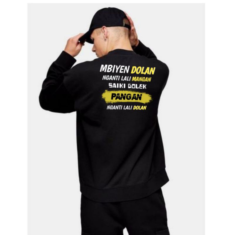 Kaos Lengan Panjang Lali mngan hitam,marun,kuning kunyit murah keren