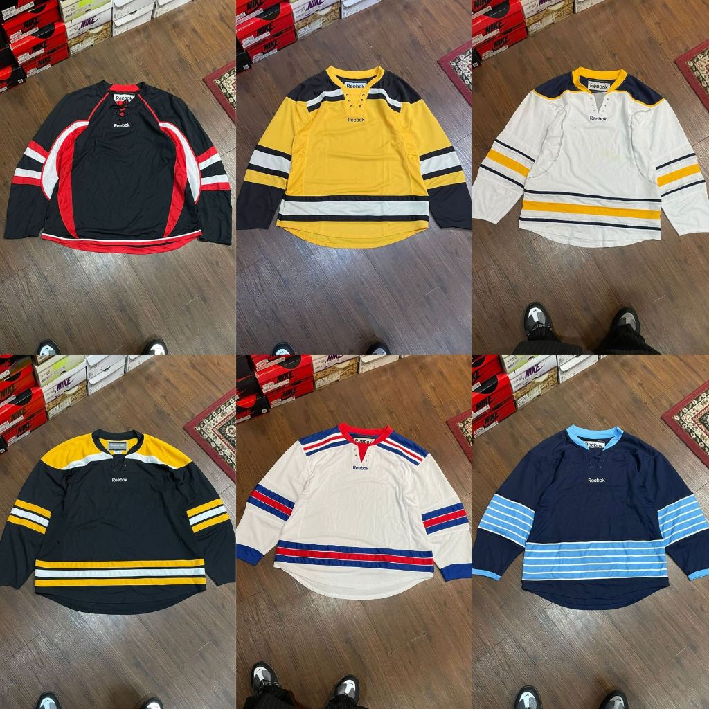 Baju Lengan Panjang Pria Jersey Hockey Multicolor