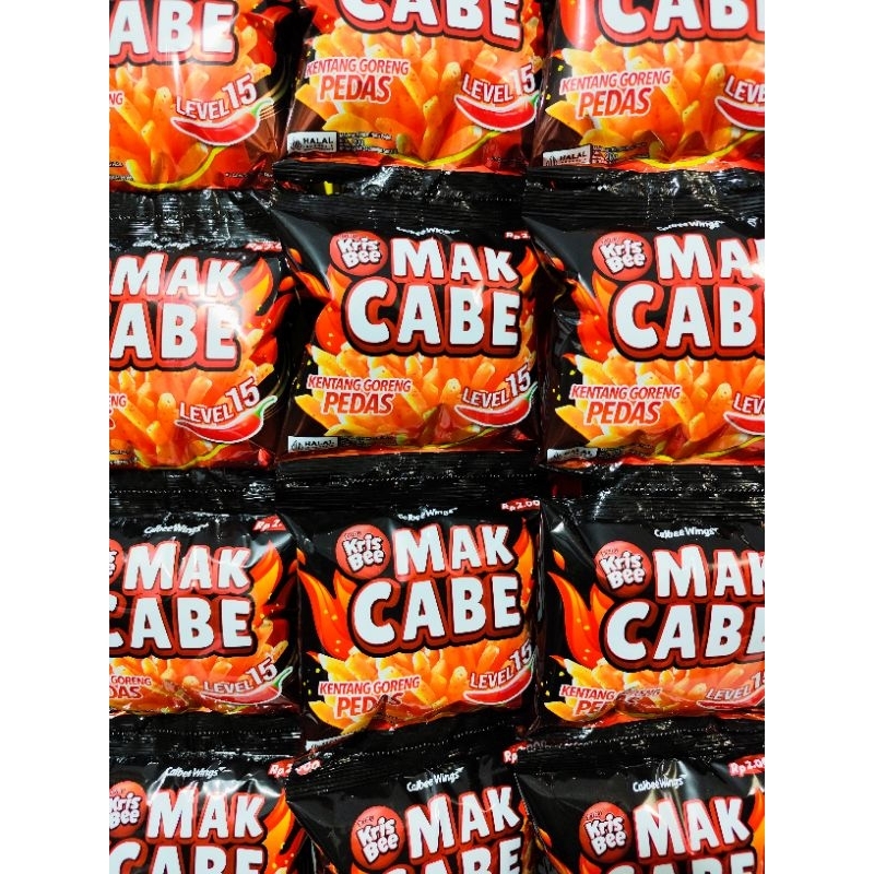 

Chiki Mak Cabe (1 Renteng isi 10 pcs)