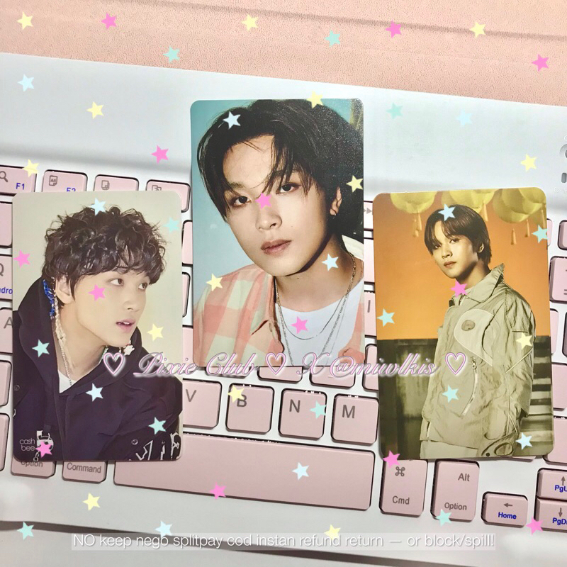 ( ina only ) photocard haechan nct official : cashbee neozone - binder hot sauce - photo frame reson