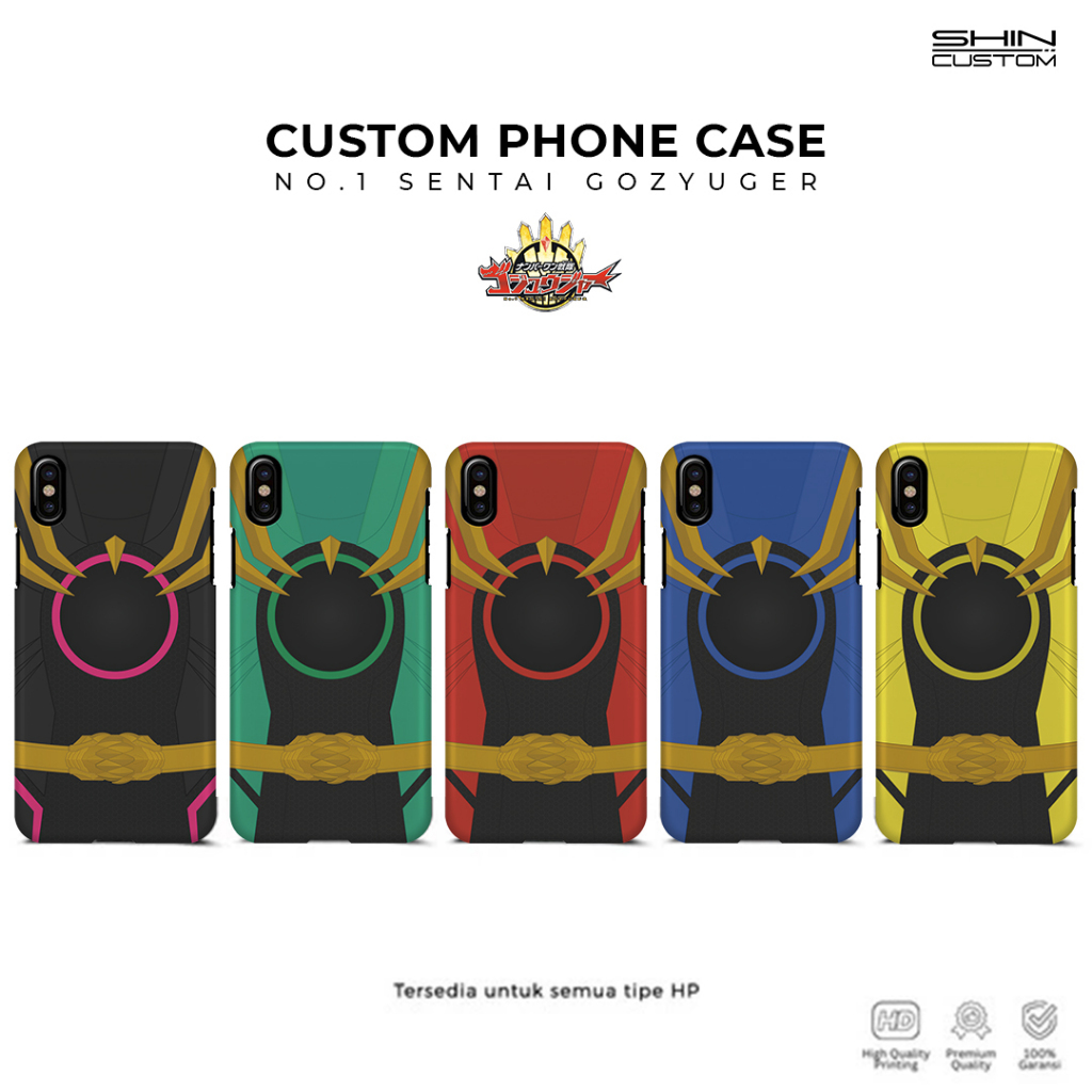 Custom Case Special Editions Gozyuger Bisa Untuk Semua Tipe HP
