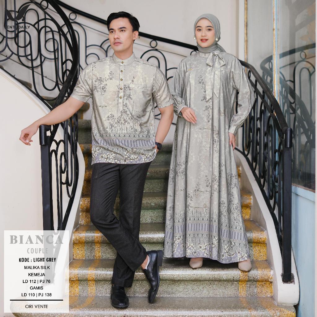 Baju Couple Pasangan Muslim Kekinian Outfit Kondangan Bianca
