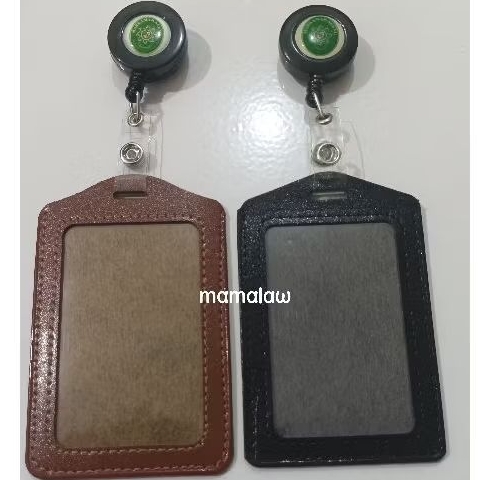 

ID Card Holder Nametag Holder Bahan Kulit Logo Mahkamah Agung
