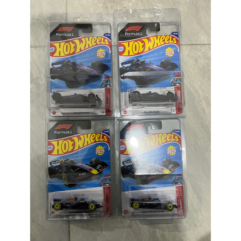 hotwheels f1 red bull&williams