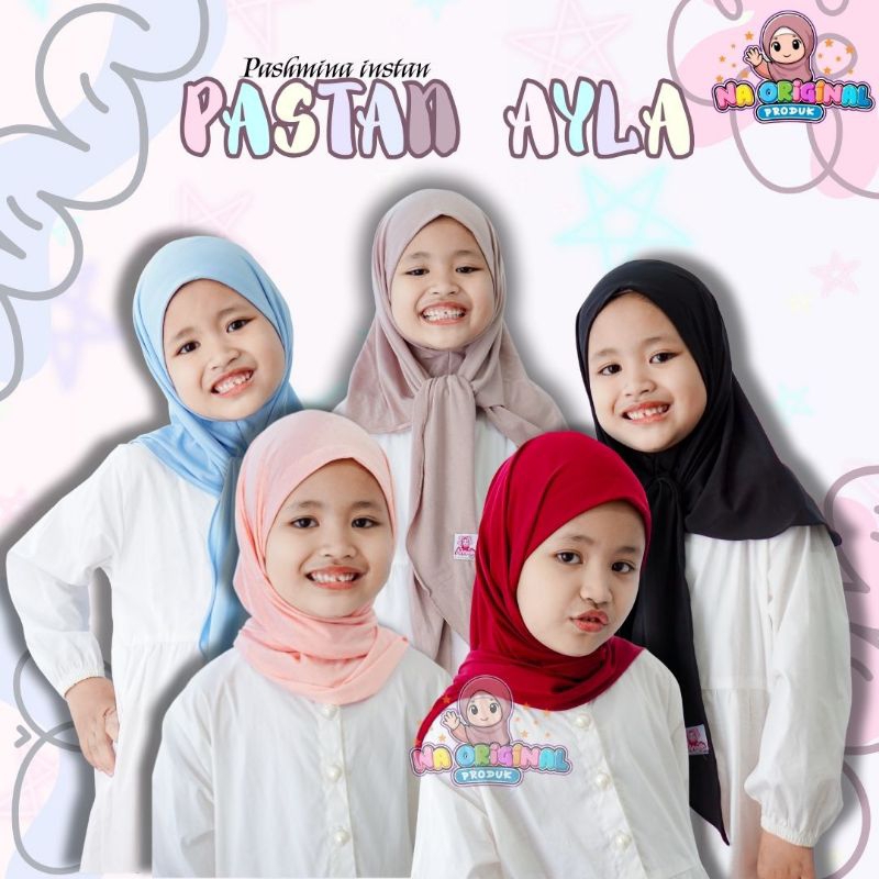 Hijab pastan anak pastan ayla jersey original