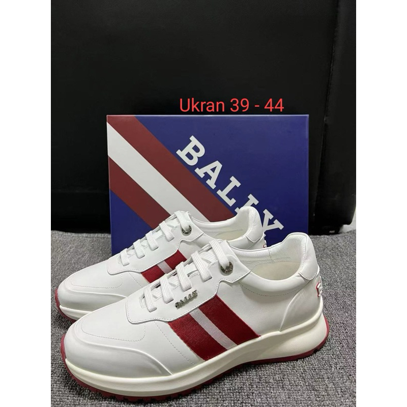 SEPATU BALLY SNEAKERS WHITE MIRROR