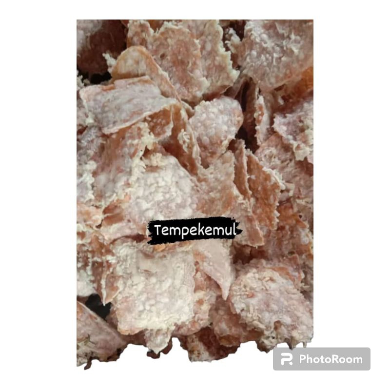 

keripik tempe tepung dengan daun jeruk