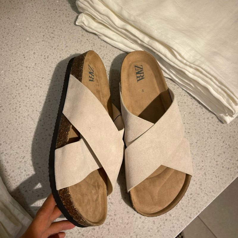 Shoes Sandal Suede ZARA MEN Jastip (jasa titip)