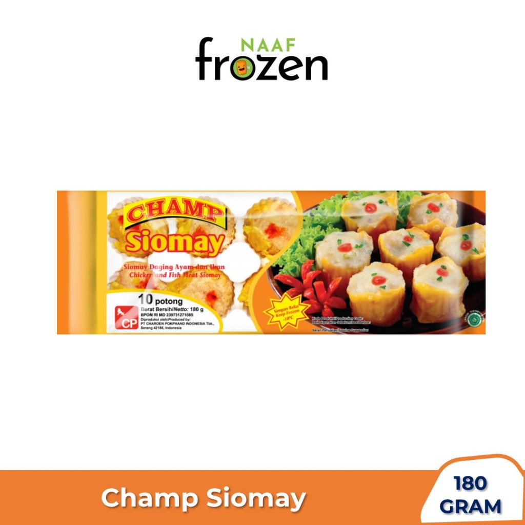 

Champ Siomay Ayam Ikan Siomay daging ayam dan Ikan 180 gr isi 10 pcs Dimsum