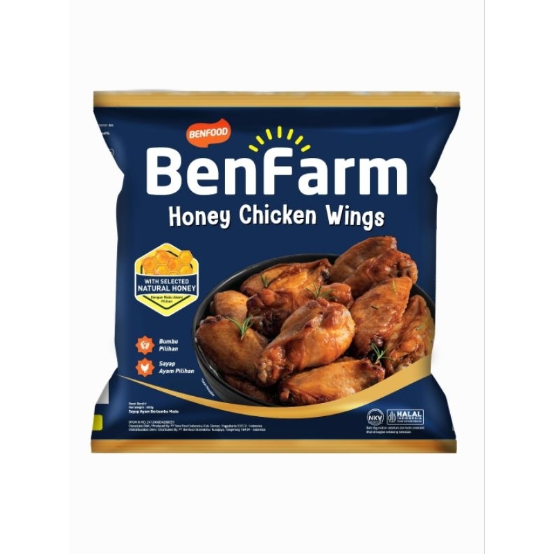 

BENFARM HONEY CHIKEN WINGS 400gr/SAYAP AYAM MADU
