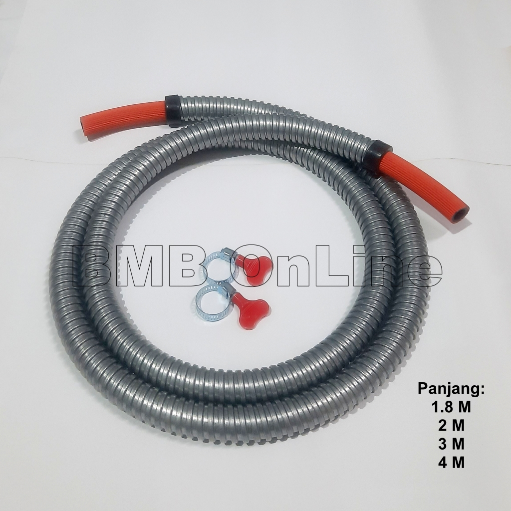 Selang Kompor Gas Elpiji 3 Lapis Selang Spiral Fleksibel