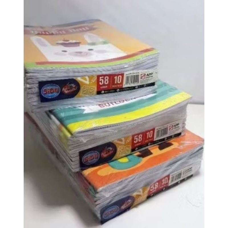 

Buku Tulis Sidu 58 Lembar Pack Isi 10 Buku / Buku Tulis Sinar Dunia