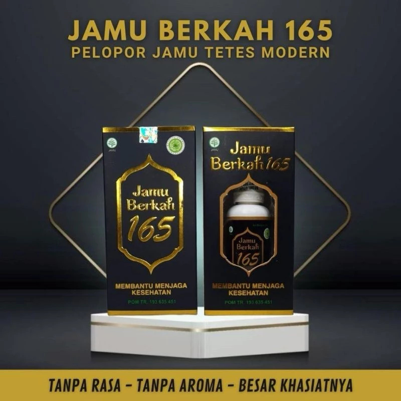 Jamu Berkah 165 Original - jamu tetes herbal praktis