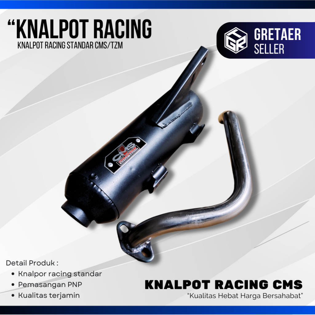 KNALPOT CMS STANDAR RACING VARIO BEAT GENIO BEAT KNALPOT RACING TJM SUARA NGEBAS ADEM