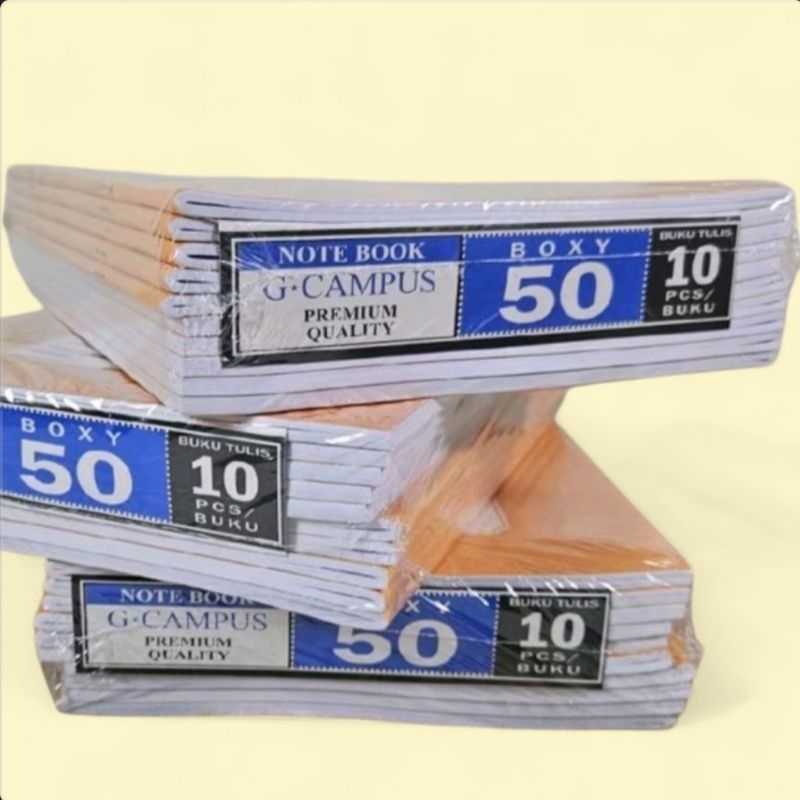 

Buku Tulis G-Campus Boxy Sampul Coklat 50 Lembar RB9