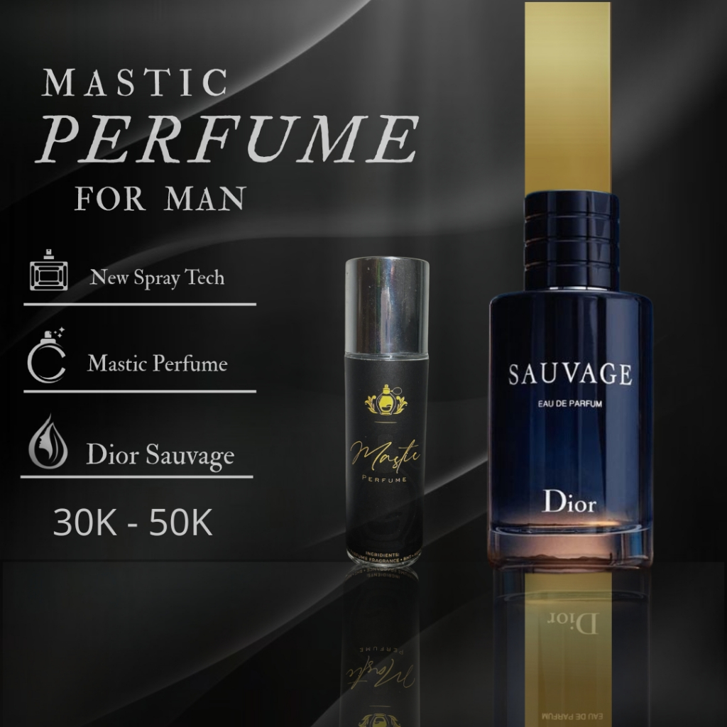 PARFUME PRIA TAHAN LAMA 24JAM PERFUM DIOR SAUVAGE ORIGINAL NON ALKOHOL BY MASTIC PERFUME