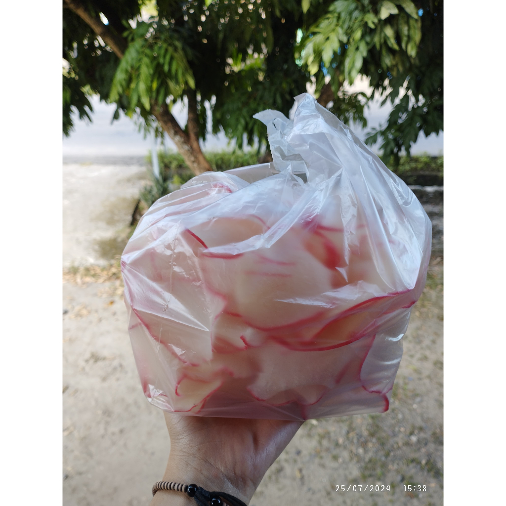 

Kerupuk Singkong/Cantir/Kelasan/Sermier kerupuk mentah gurih mekar goreng 1Kg dan 500Gram