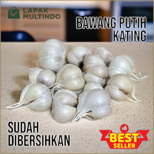 

Bawang Putih Kating Segar Bersih Potekan Sudah Dibersihkan 100 & 200 gram Garlic Fresh cutting