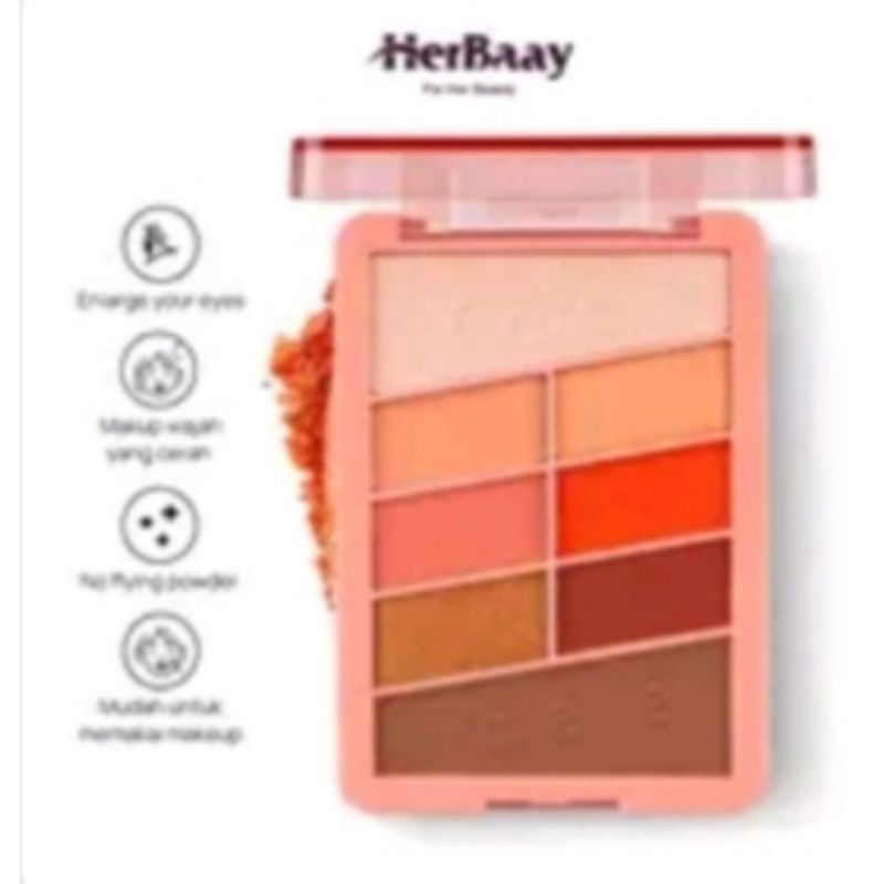 Herbaay Eyeshadow Pallete Make Up Hight Pigment