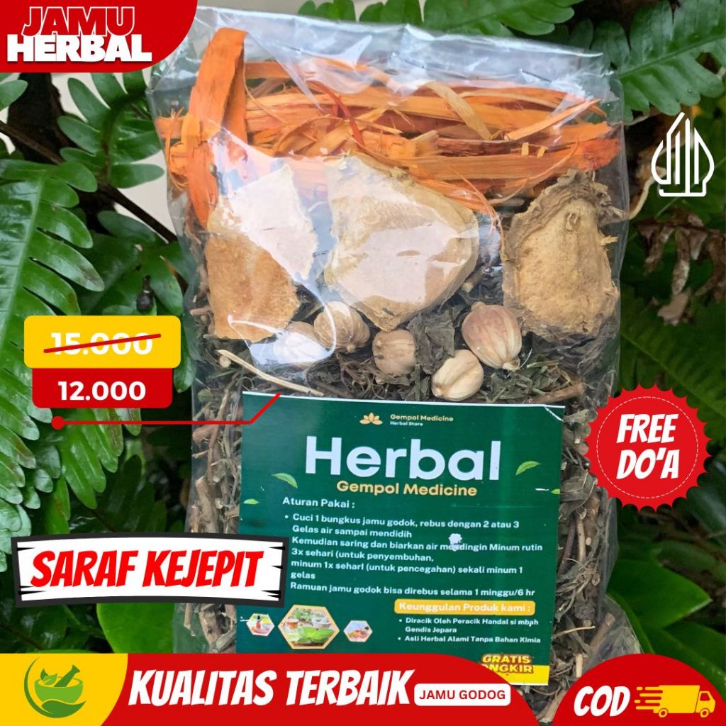 

JAMU SARAF KEJEPIT HERBAL PALING AMPUH / JAMU GODOKAN KOMPLIT MANJUR