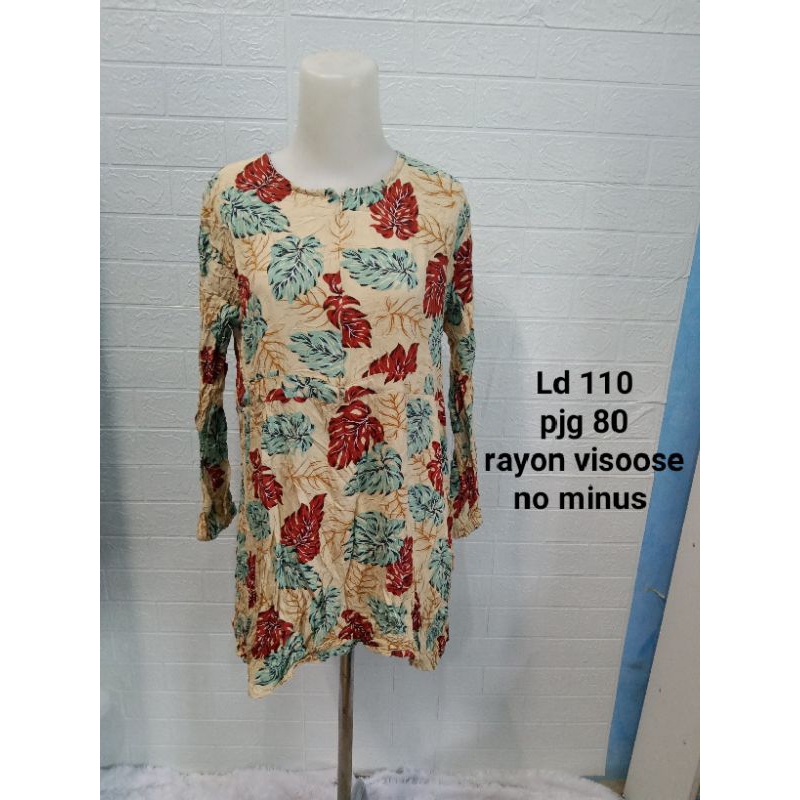 tunik rayon/ atasan rayon / blouse rayon
