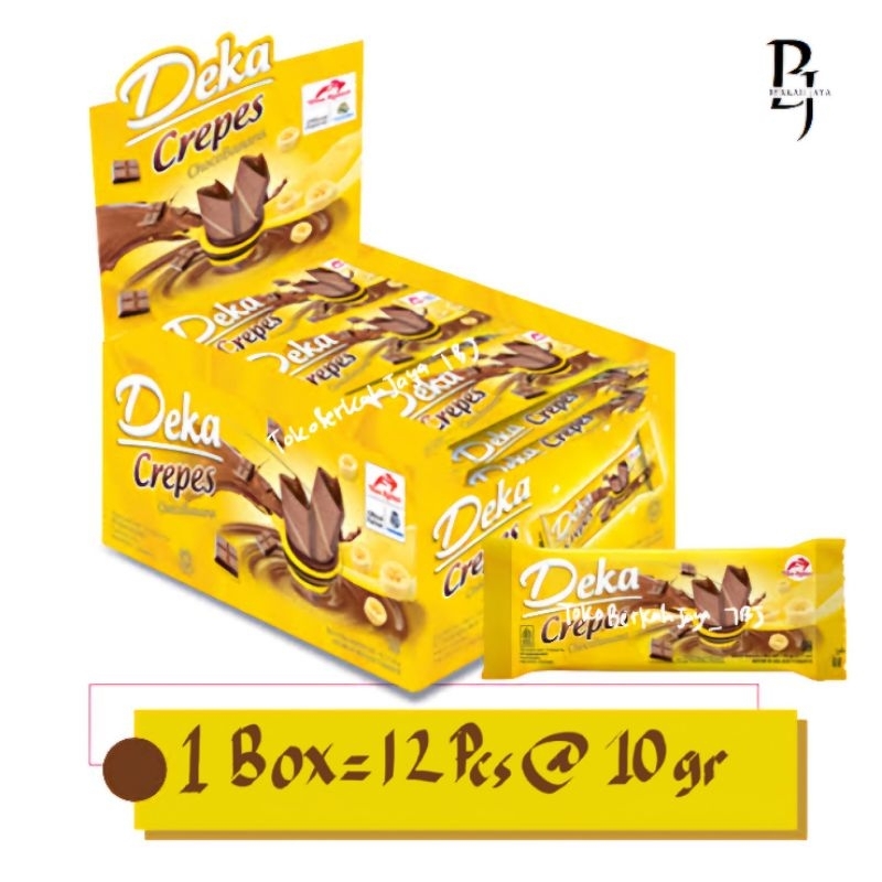 

Deka Crepes Choco Banana - 1 Box Isi 12 Pcs