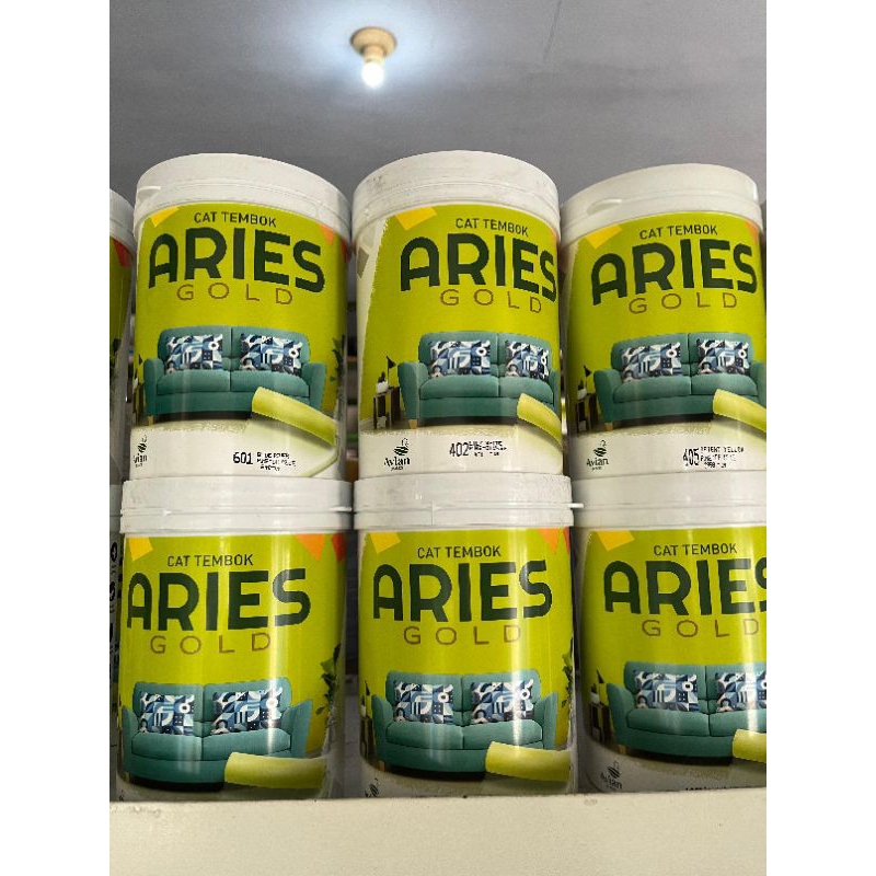 Cat tembok aries gold 1kg