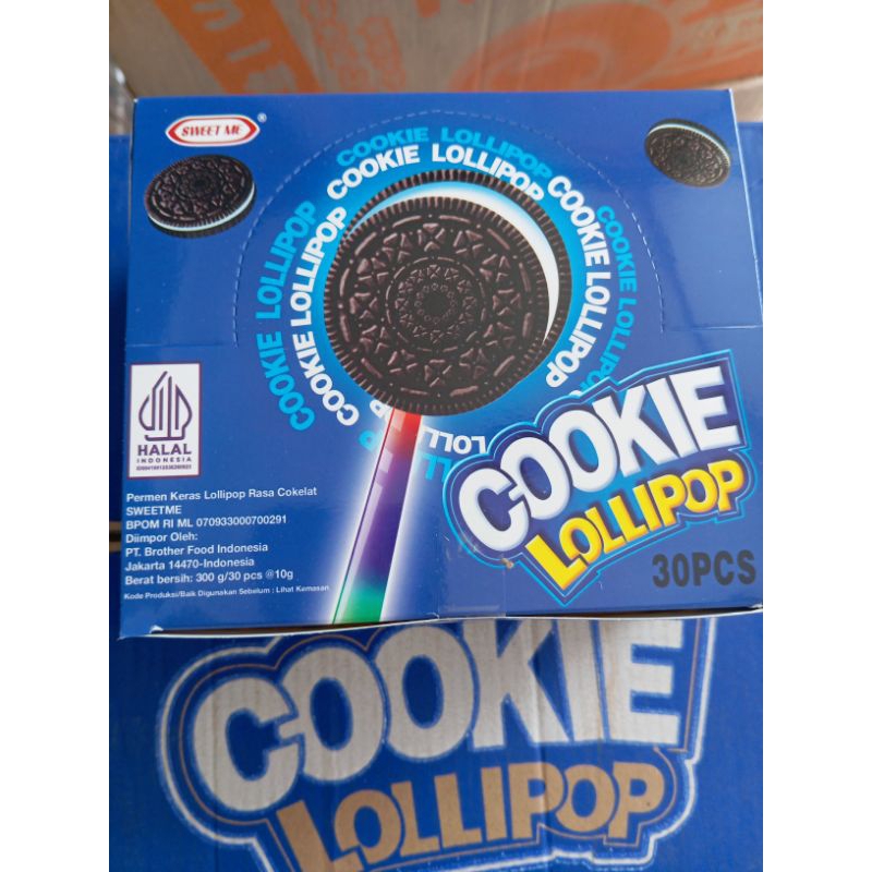 

Cookie Lollipop Rasa Cokelat isi 30 pcs
