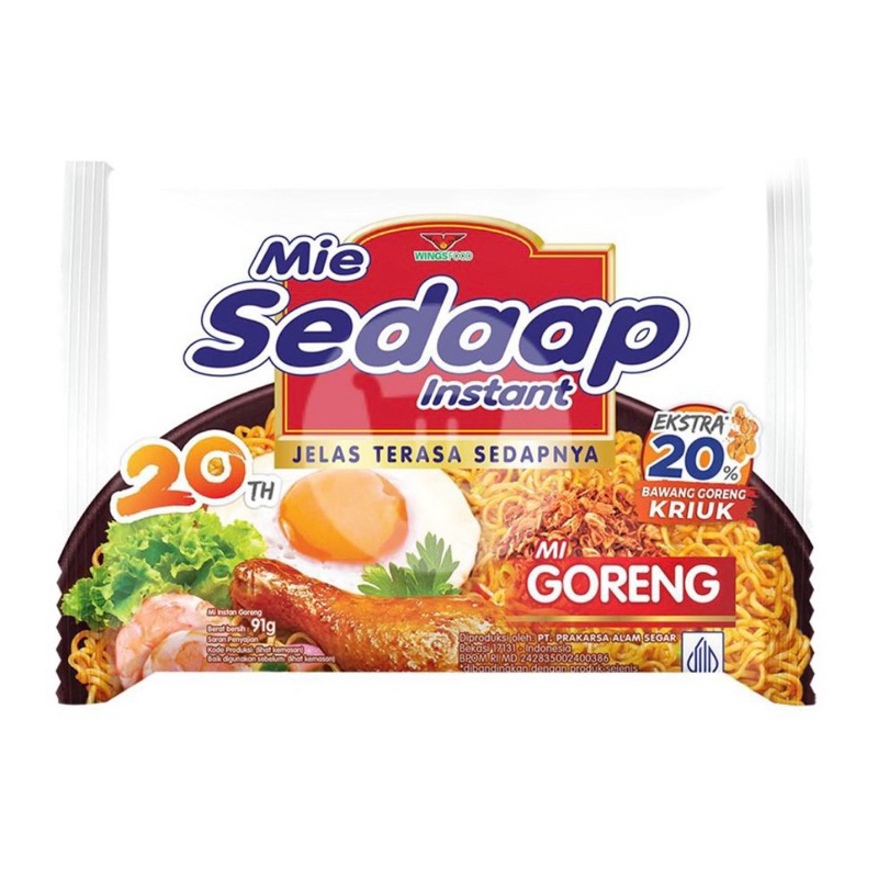 

MIE SEDAP GORENG 20g