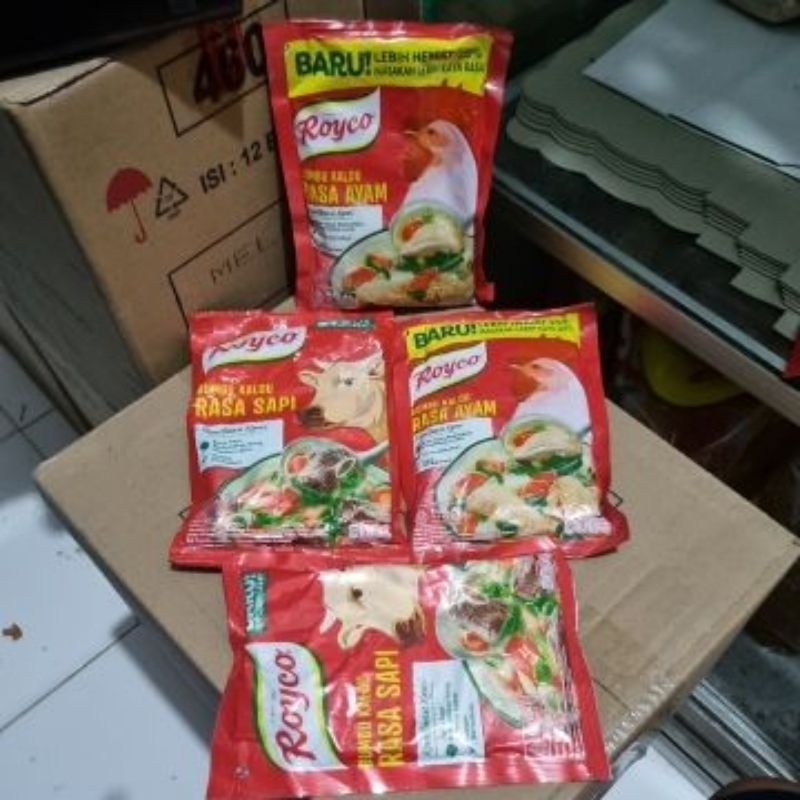 

Royco bubuk penyedap rasa ayam dan sapi isi 220gr