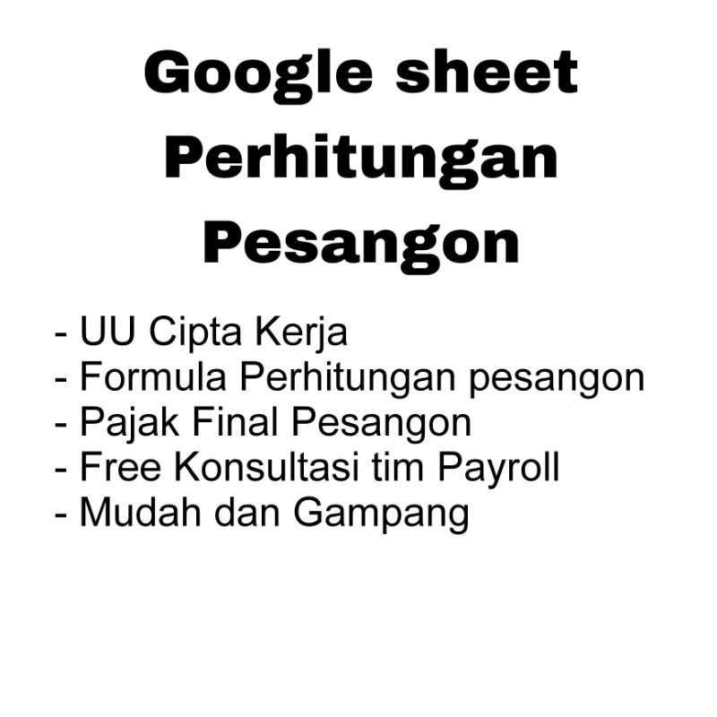 

Kertas Kerja Excel atau Gsheet Perhitungan Pesangon Karyawan PHK Pensiun
