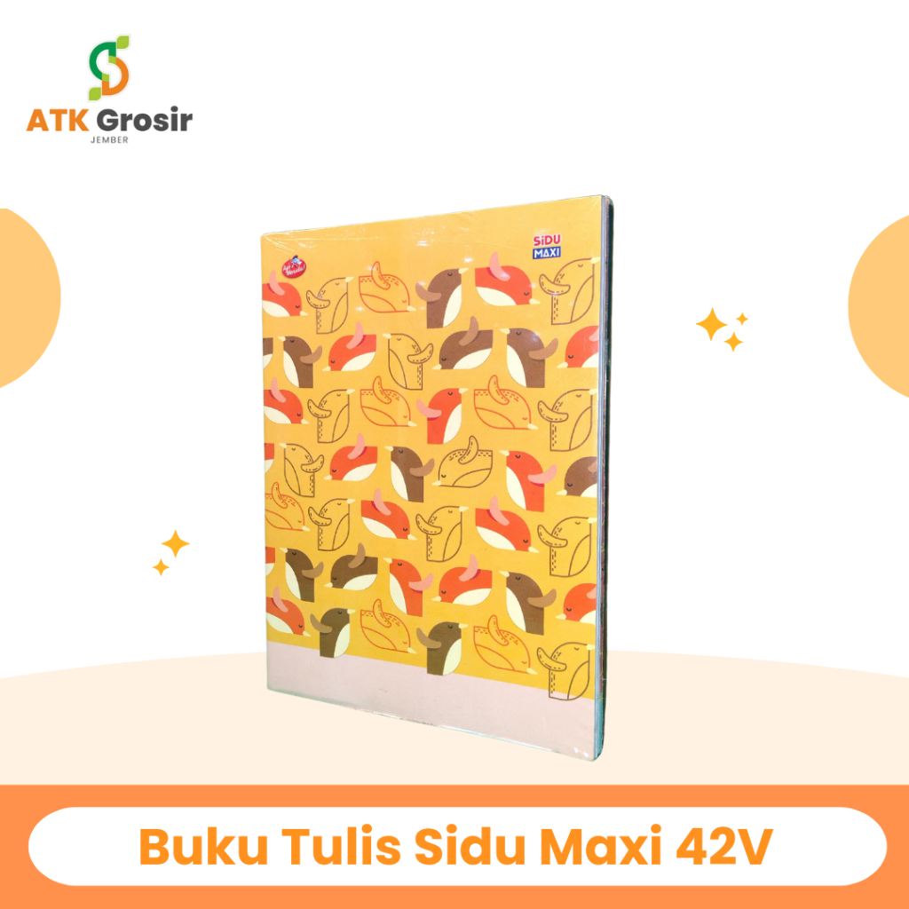

Buku Tulis Sinar Dunia SIDU MAXI 42 Lembar (1 Pack Isi 5 Buku) (S:PAK)