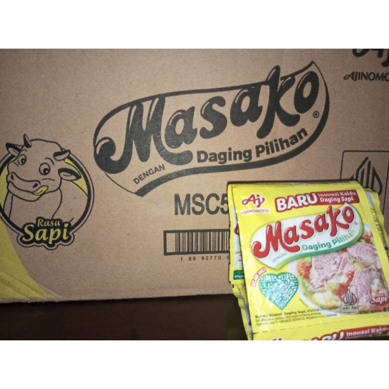 

Masako ayam dan sapi 1renteng ( 12 pcs)