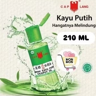 MINYAK KAYU PUTIH CAP LANG 210 ML / CAP LANG MINYAK KAYU PUTIH 210 ML