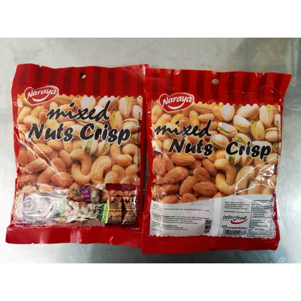 

Naraya Mixed Nuts Crispy Tingting Kacang Permen Halal 120 g