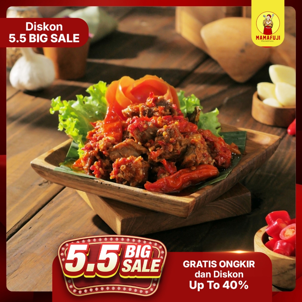 

[NEW LAUNCHING] Mamafuji - Oseng Mercon Daging Sapi Pedas 200gr