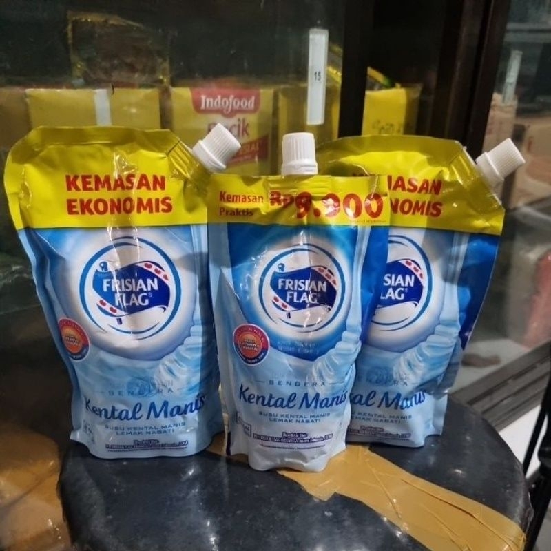 

kreamer kental manis kemasan ekonomis Frisian flag 545 gr & 260 gr