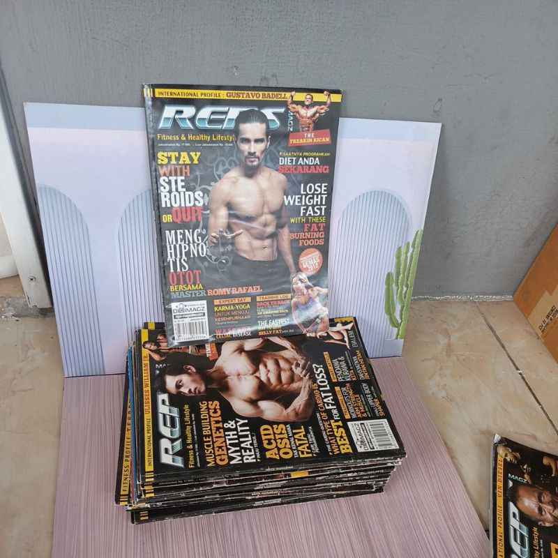Majalah Reps Fitness dan Healty style Kebugaran Kesehatan Original Preloved
