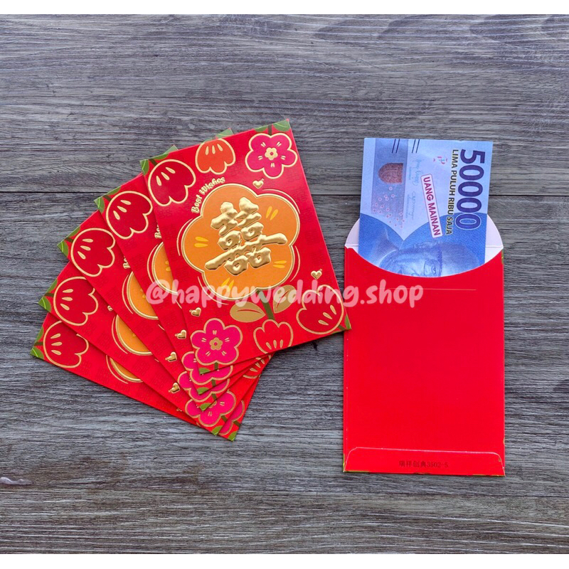

(WAO07) Angpao Sedang Wedding/ Angpao Wedding Sanjit / Angpao 6pc