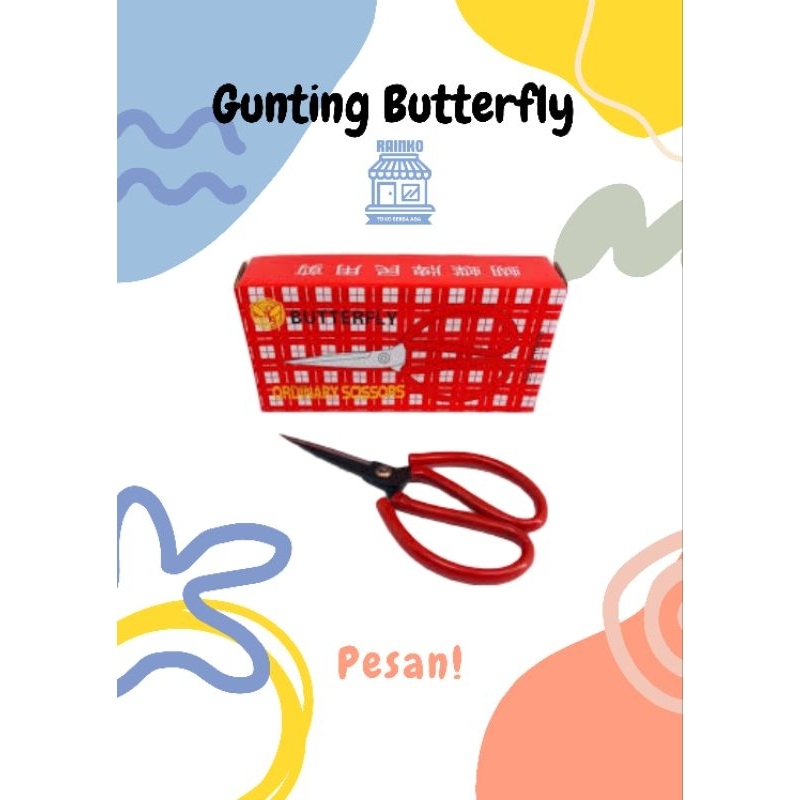 

Gunting Butterfly Merah ( 1 Pcs )