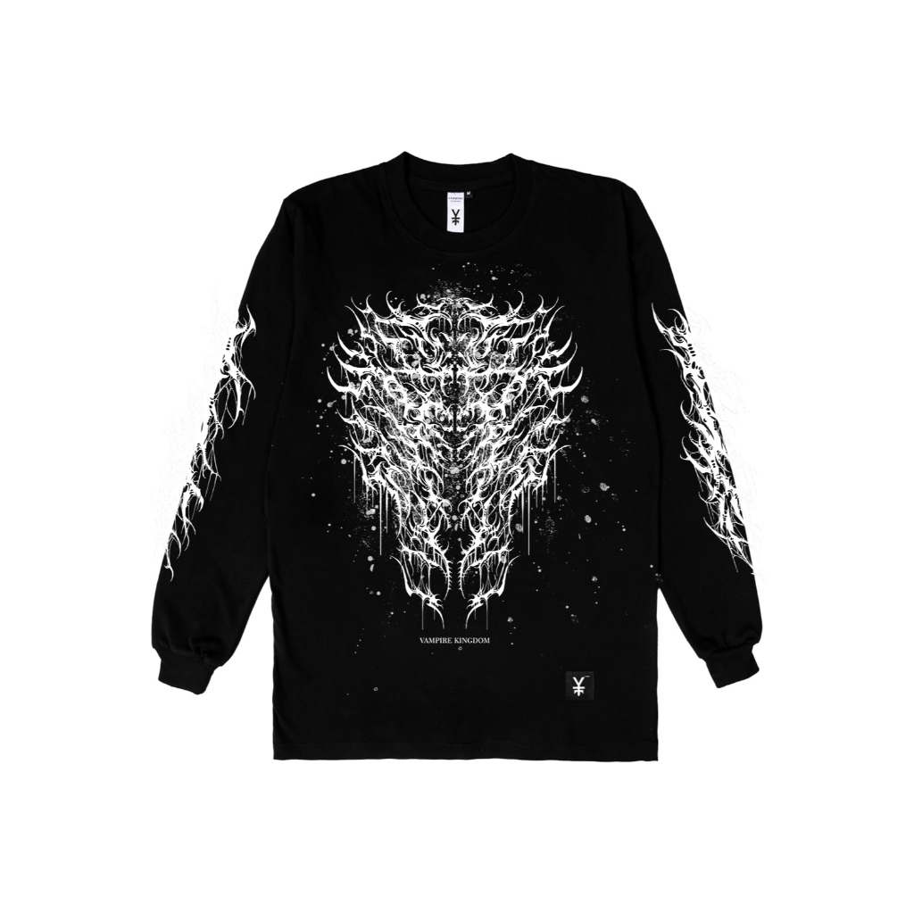 Vampire Kingdom Longsleeve Skelevorn Hitam
