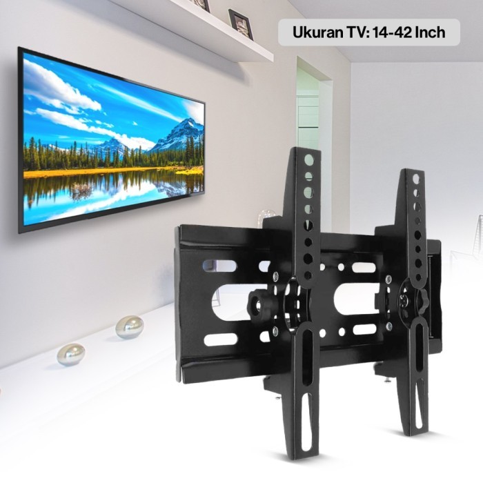 Bracket BRAKET BRACKET LED TV 22" 24" Inch 29" Inch 32" Inch 40" Inch dan 43" Inch sampai 25kg / Bra