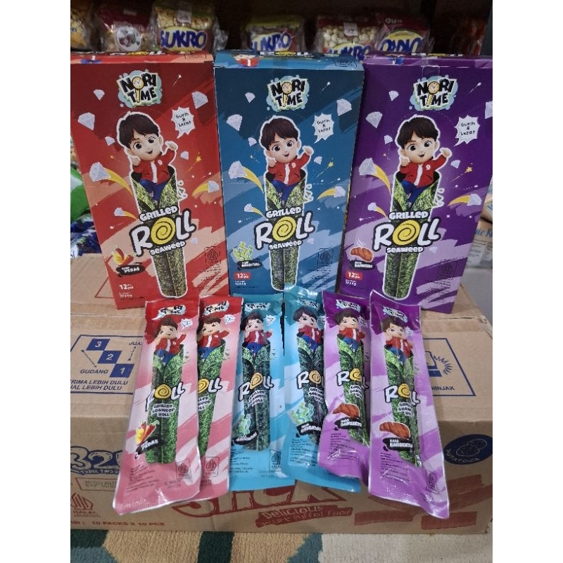 

Nori Time // Grilled Roll SeaWeed ( 12pcs// box)