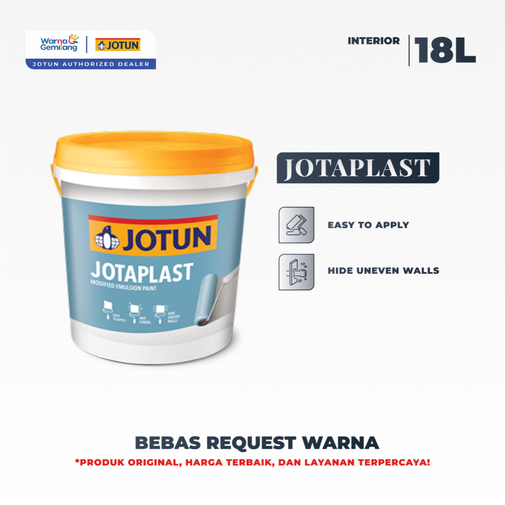 Jotun Jotaplast 18L | Cat Dinding Interior Premium Hasil Matt