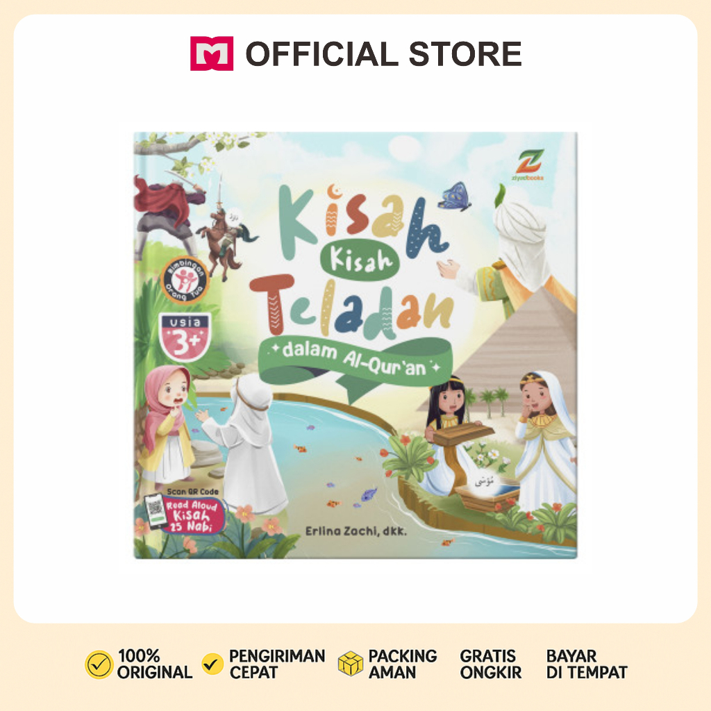 DM Bookstore - Buku Kisah-Kisah Teladan dalam Al-Quran untuk Balita Hard Cover Untuk Usia 3+ Tahun