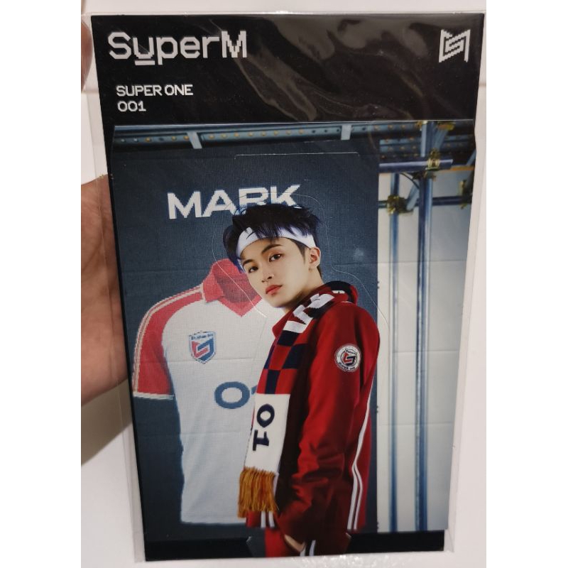 (NEW) SUPER M_HOLOGRAM PHOTO CARD SET MARK_Super One / Kpop Merchandise NCT SM Entertainment SMTown 